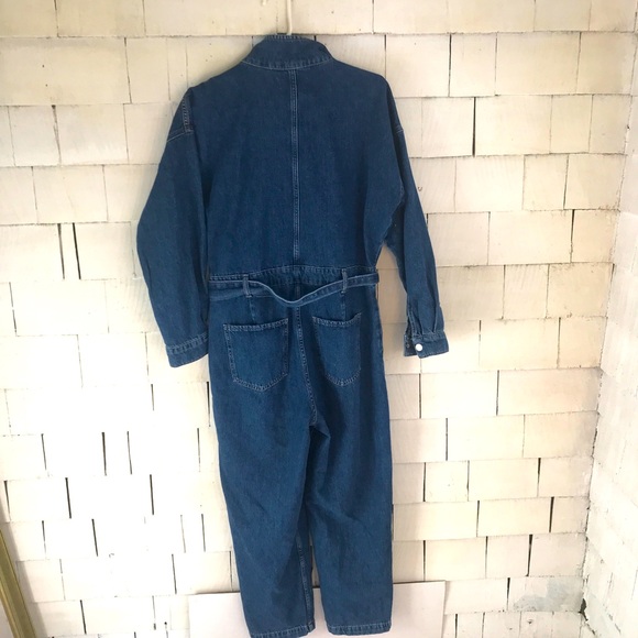 Mango -  MNG Denim Jumpsuit size Large - Picture 3 of 4